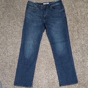 Lee Modern Series Blue Jeans - Straight Fit Straight Leg - Men's Size 36x34